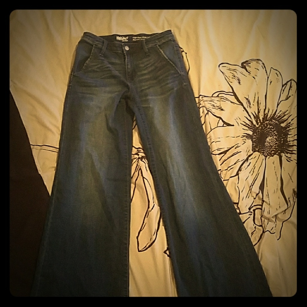 70's Style Wide Leg Jean